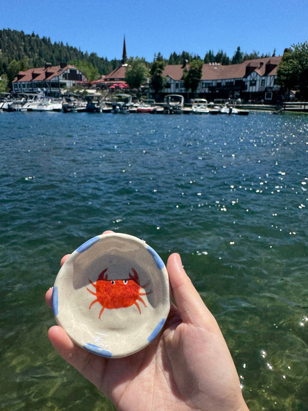ChagoArt - Small Crab Trinket Tray-Trinket Dish-Ceramic Tasting Bowl