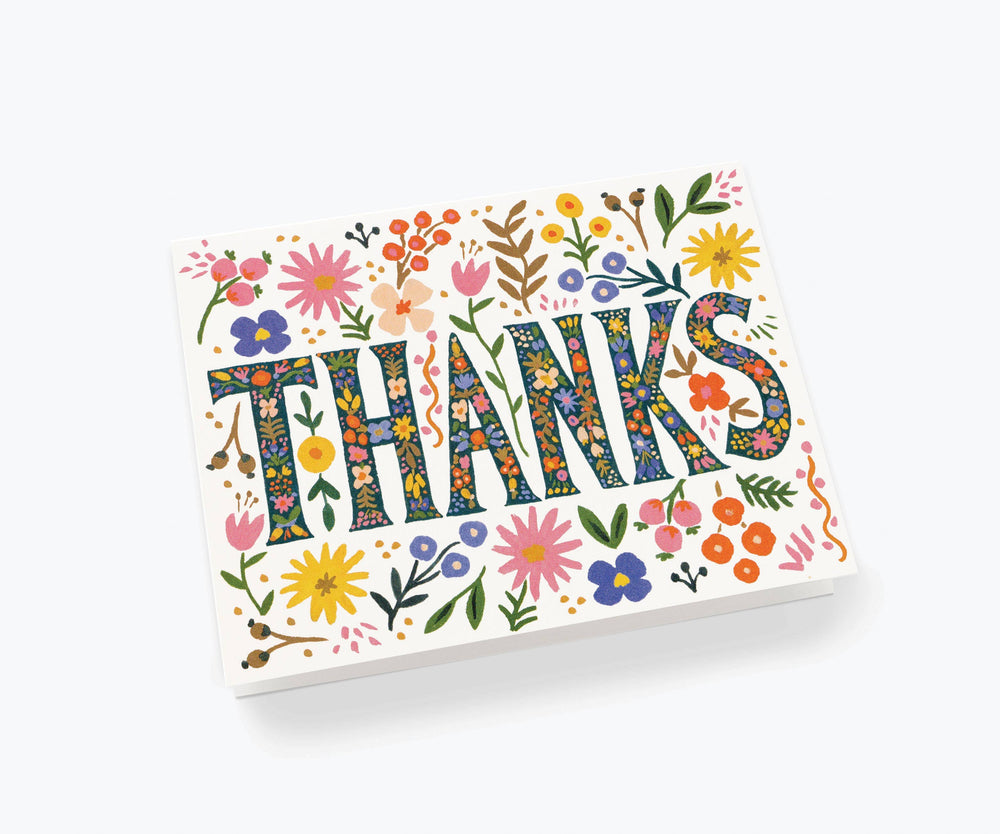 Rifle Paper Co. - Floral Thanks Card