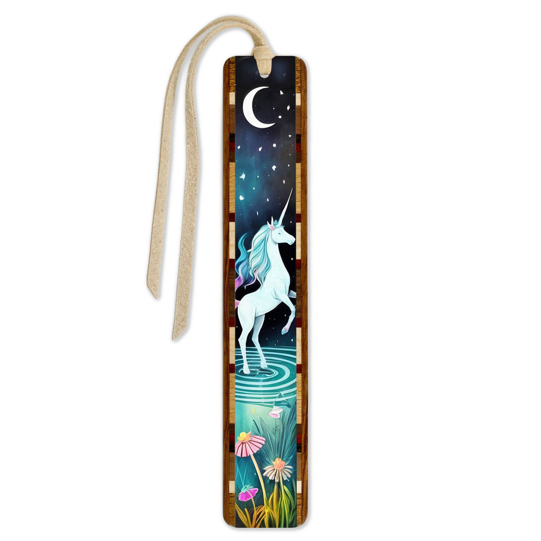 Mitercraft - Unicorn Handmade Wooden Bookmark