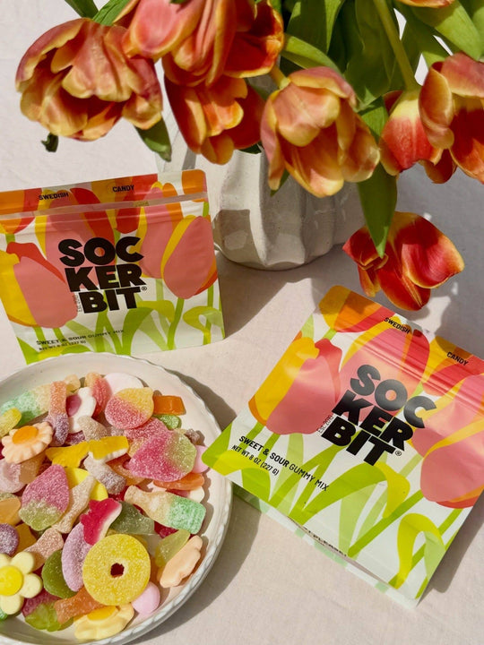 Sockerbit - Spring Gummy Mix Swedish Candy Bag (Sweet & Sour) 8oz