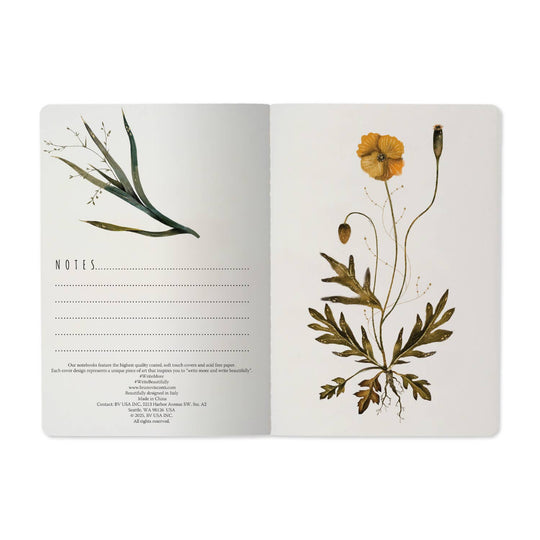 BV by Bruno Visconti - A5 Notebook - Violets and Greens 