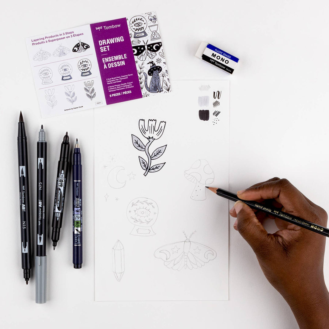 Tombow - Tombow Drawing Set