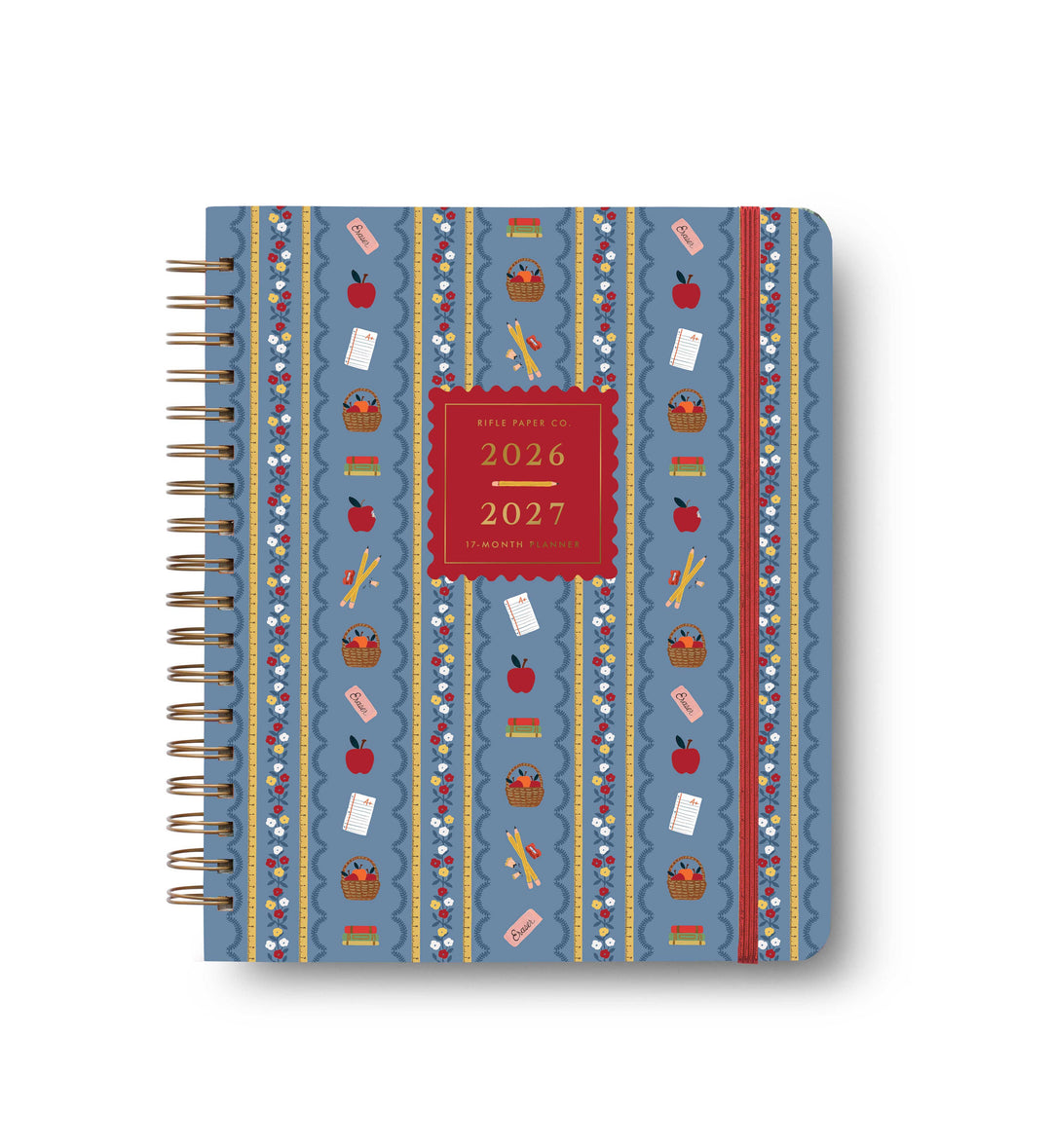 Rifle Paper Co. - 2027 Schoolhouse 17-Month Academic Hardcover Spiral Planner