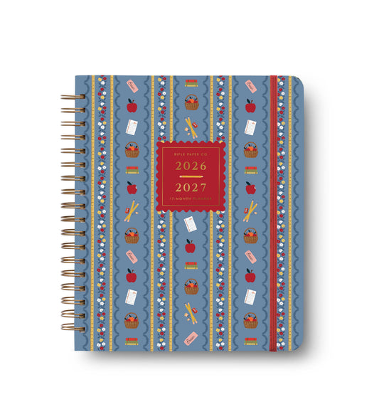 Rifle Paper Co. - 2027 Schoolhouse 17-Month Academic Hardcover Spiral Planner