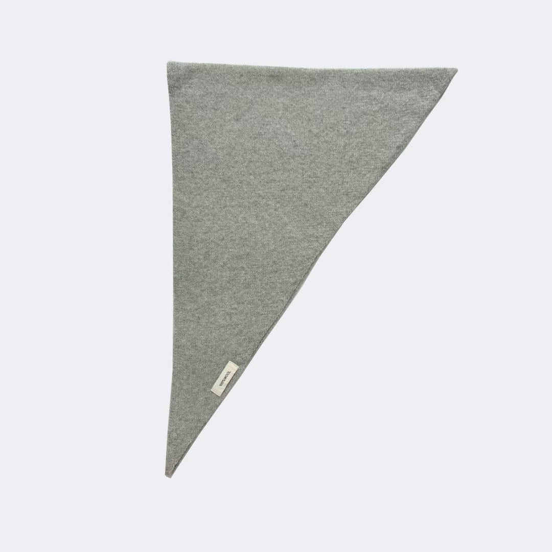 SALINA TRADING INC - 12 Color Selection 100% Wool Knitted Triangle Scarf for Women: Dark Gray / 110x37cm