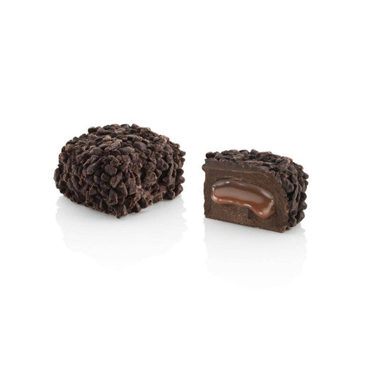 Venchi - Creme Brulee Caramel Filled Dark Chocolate - Italian Gourmet