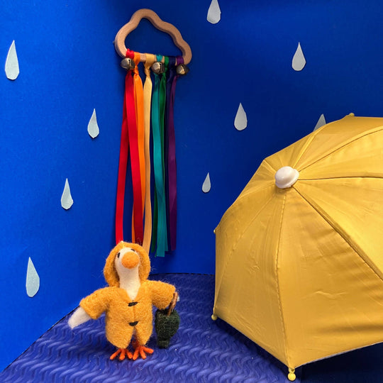 Felt So Good - Handmade Felt Puddles the Goose Hanging Decoration