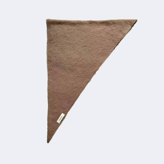 SALINA TRADING INC - 12 Color Selection 100% Wool Knitted Triangle Scarf for Women: Dark Gray / 110x37cm
