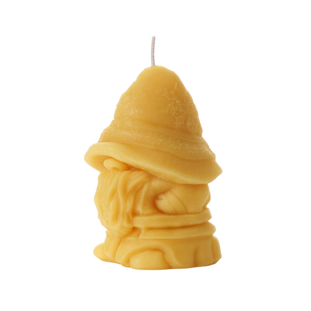Big Dipper Wax Works - Holiday Gnome Candle – Large – 100% Pure Beeswax