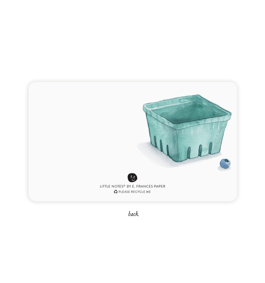 E. Frances Paper - Blueberries Little Notes®