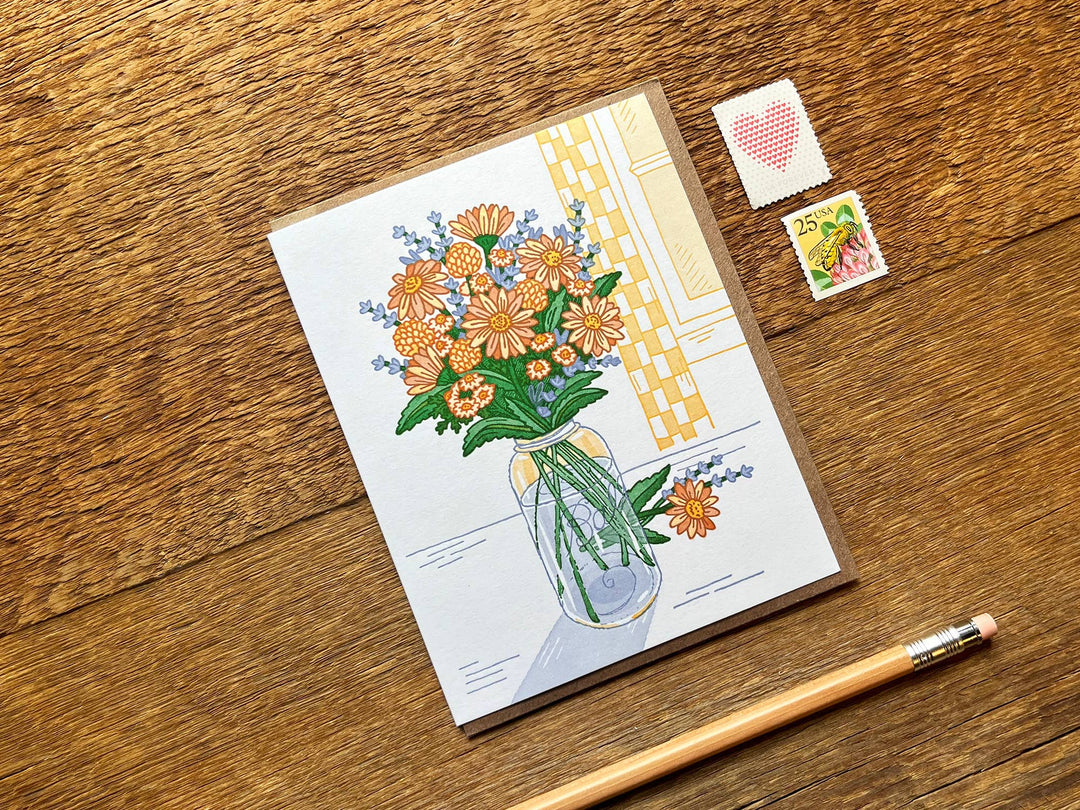 Noteworthy Paper & Press - Ball Jar Card: Single Card