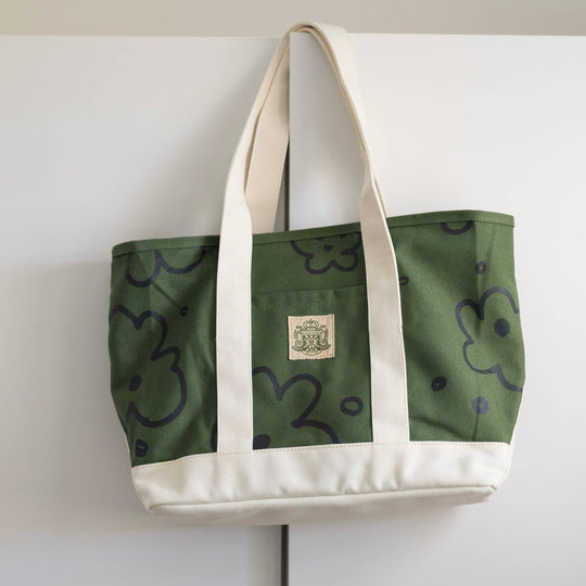 Kayan Pepper Co. - Flower Super Heavyweight Tote - Green