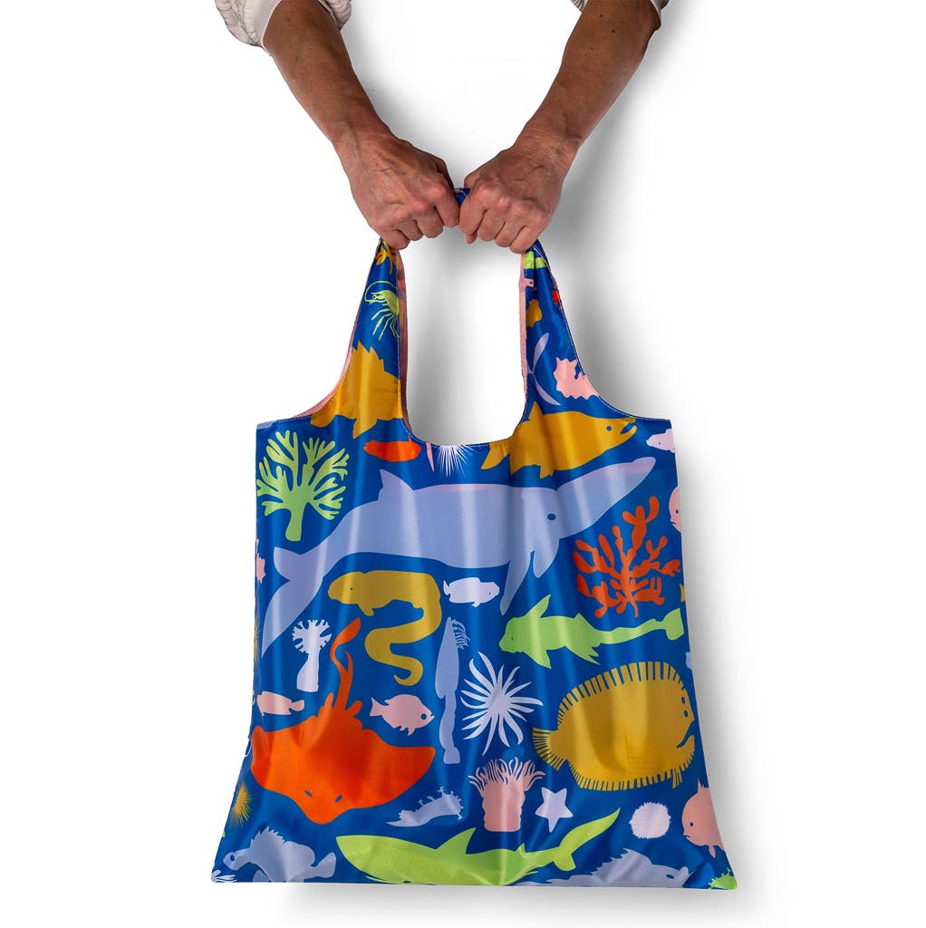 Yellow Owl Workshop - Sea Animals Art Sack® by Banquet Workshop - Beach Tote Bag
