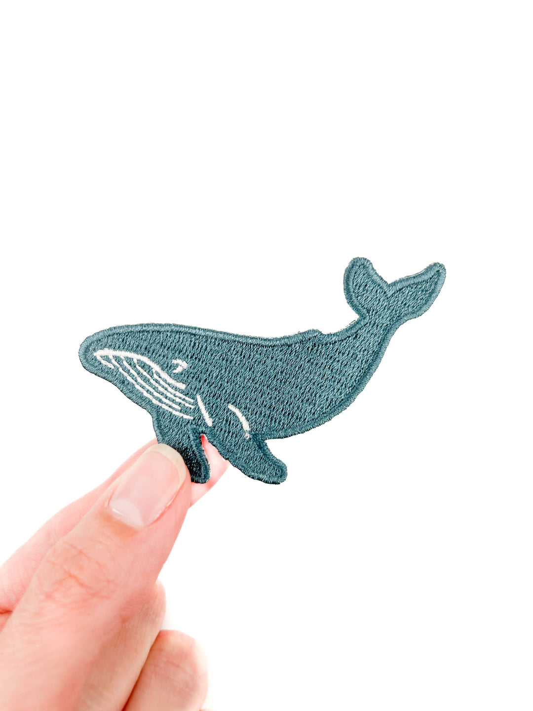 Field Trip Threads - Whale Patch Ocean Animal Embroidered Iron On Patch Nautical