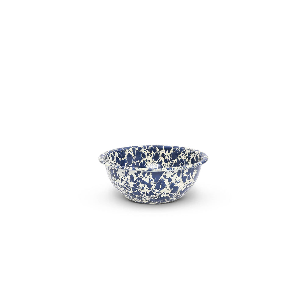 Crow Canyon Home - Splatter Enamelware 20 oz Cereal Bowl: Blue Splatter