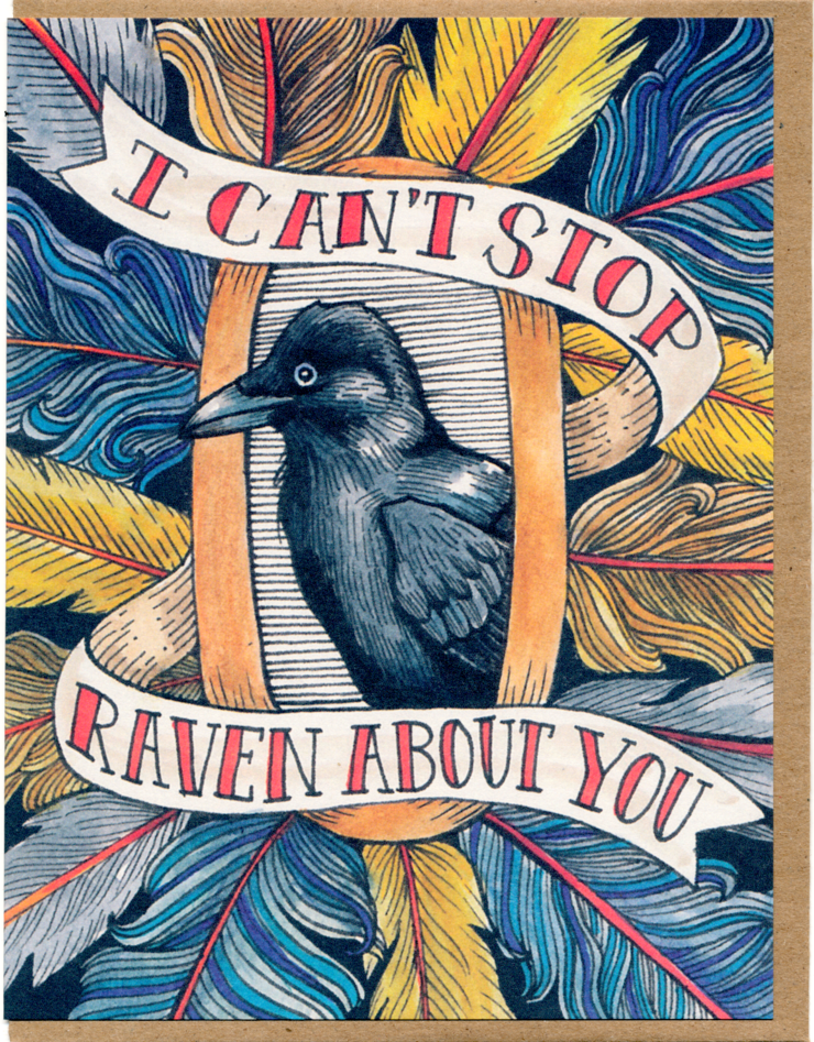 Mattea - I Can't Stop Raven About You Card