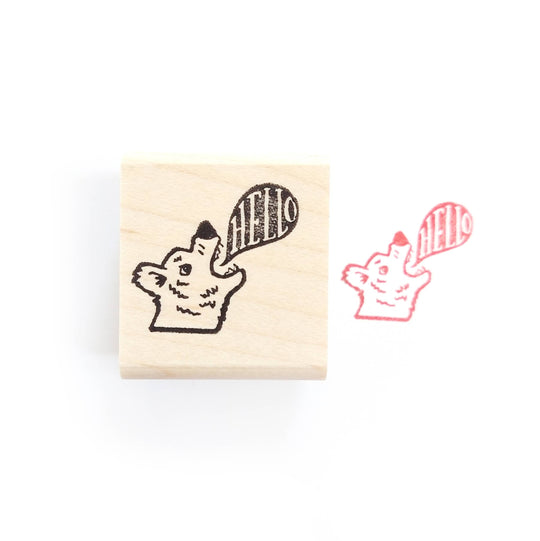 Peppercorn Paper - Hello Bear Stamp