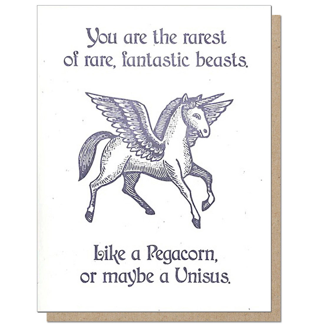 Guttersnipe Press Greetings - Pegacorn Card
