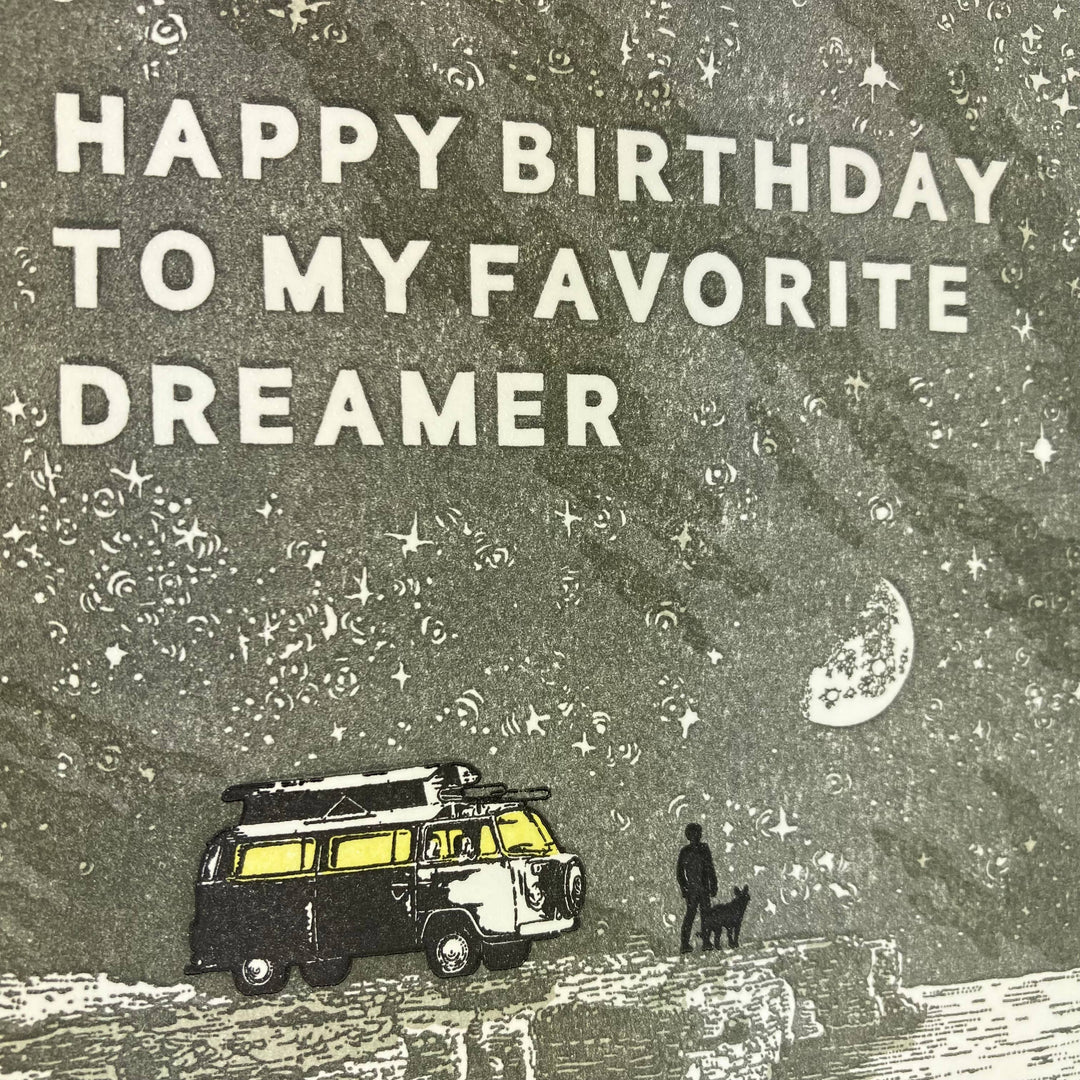 Old School Stationers - Happy Birthday to my favorite dreamer