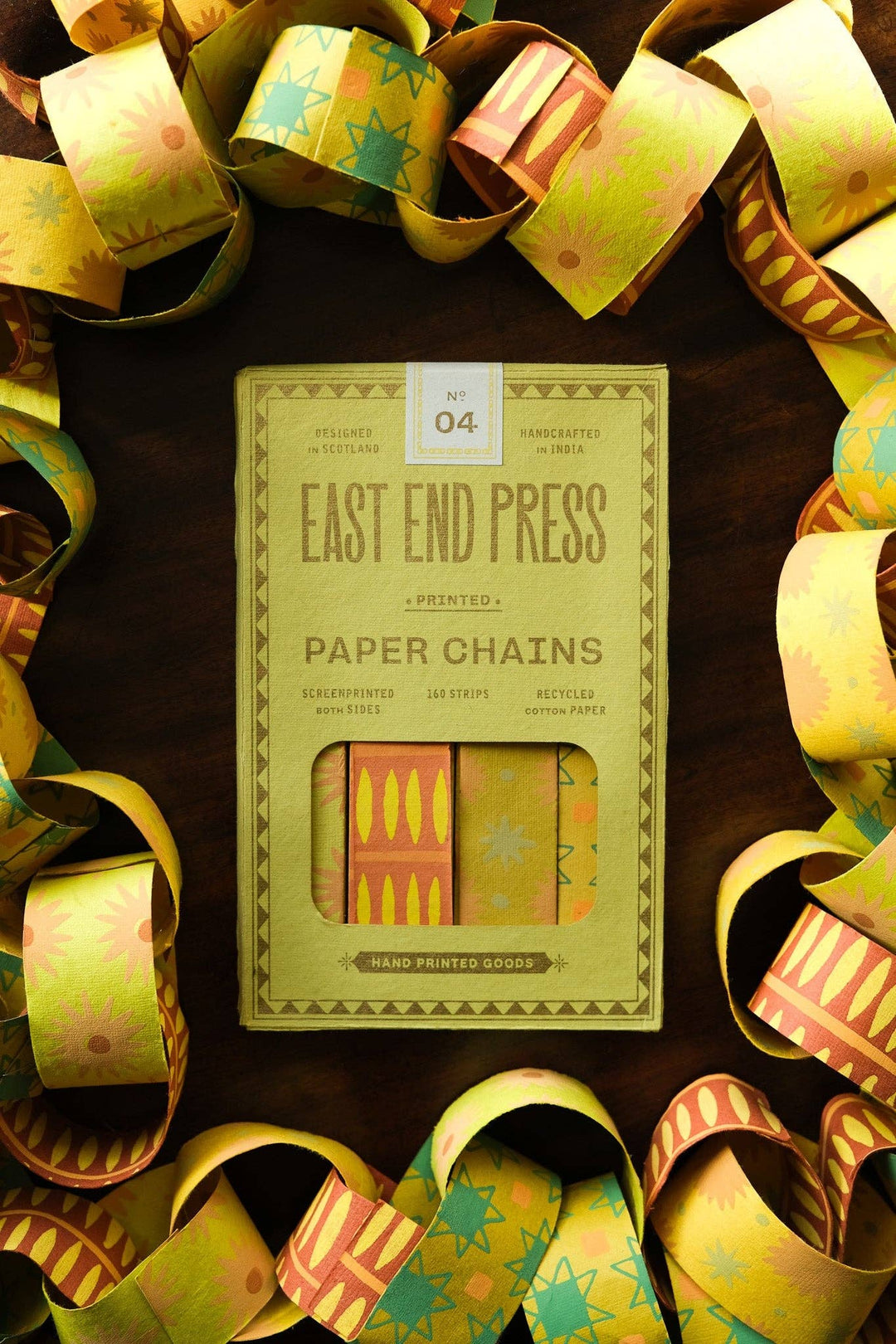 East End Press - YELLOW & GREEN PAPER CHAIN KIT