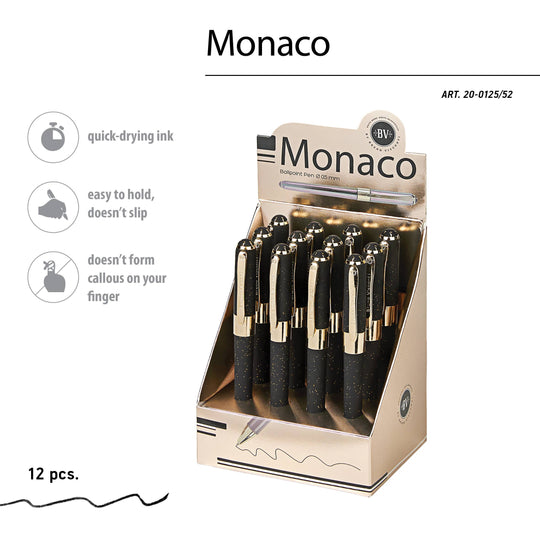 BV by Bruno Visconti - Monaco -Black with Gold Glitter
