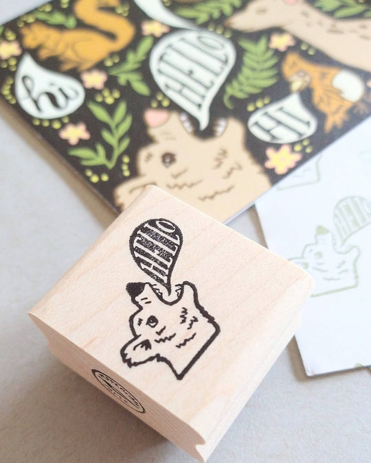 Peppercorn Paper - Hello Bear Stamp