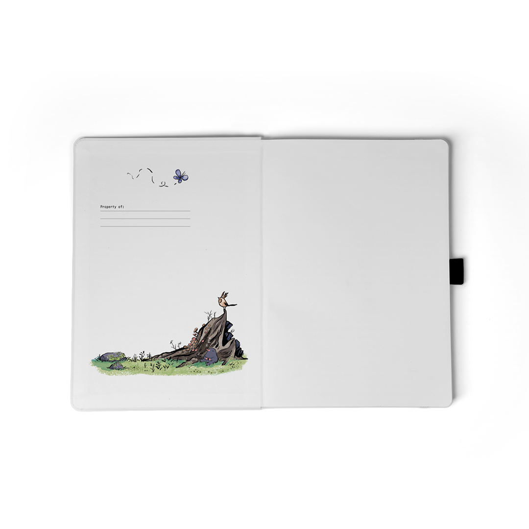 Denik - Black Cats Hardbound Layflat Notebook Journal HBLFE2276L