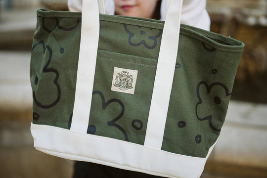 Kayan Pepper Co. - Flower Super Heavyweight Tote - Green