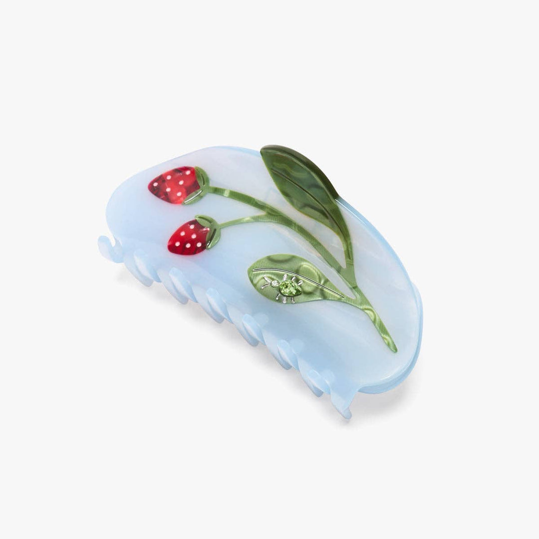 WINONA IRENE - Forest Berry Strawberry Jewel Beetle Acetate Hiar Claw Clip