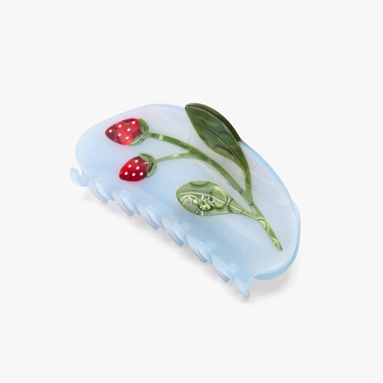 WINONA IRENE - Forest Berry Strawberry Jewel Beetle Acetate Hiar Claw Clip