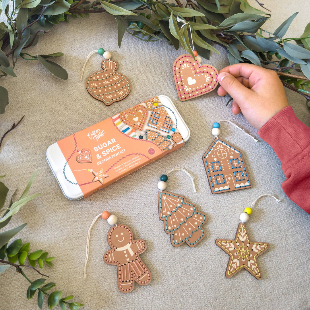 Cotton Twist (WE PREPAY ALL USA DUTIES) - Sugar & Spice Christmas Decoration Kit