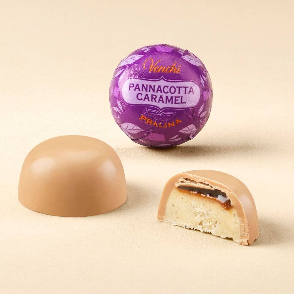 Venchi - Caramel Pannacotta Filled Milk Chocolate - Italian Gourmet