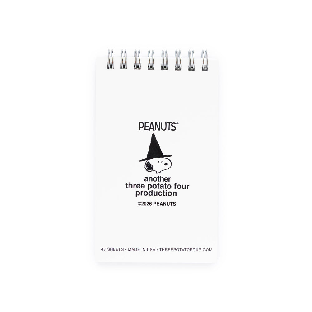 Three Potato Four - 3P4 x Peanuts® Halloween - Snoopy Witch Mini Notebook
