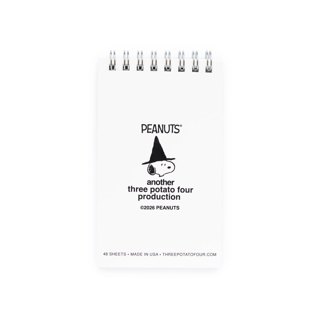 Three Potato Four - 3P4 x Peanuts® Halloween - Snoopy Witch Mini Notebook