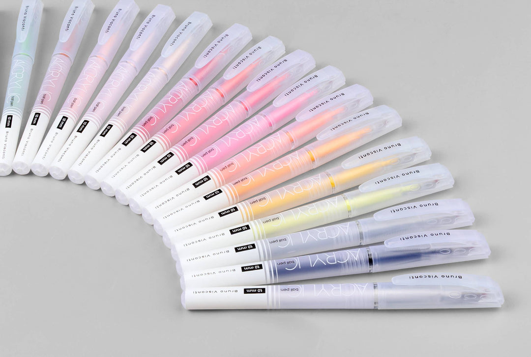BV by Bruno Visconti - Acrylic Pens 12 colors - Citrus