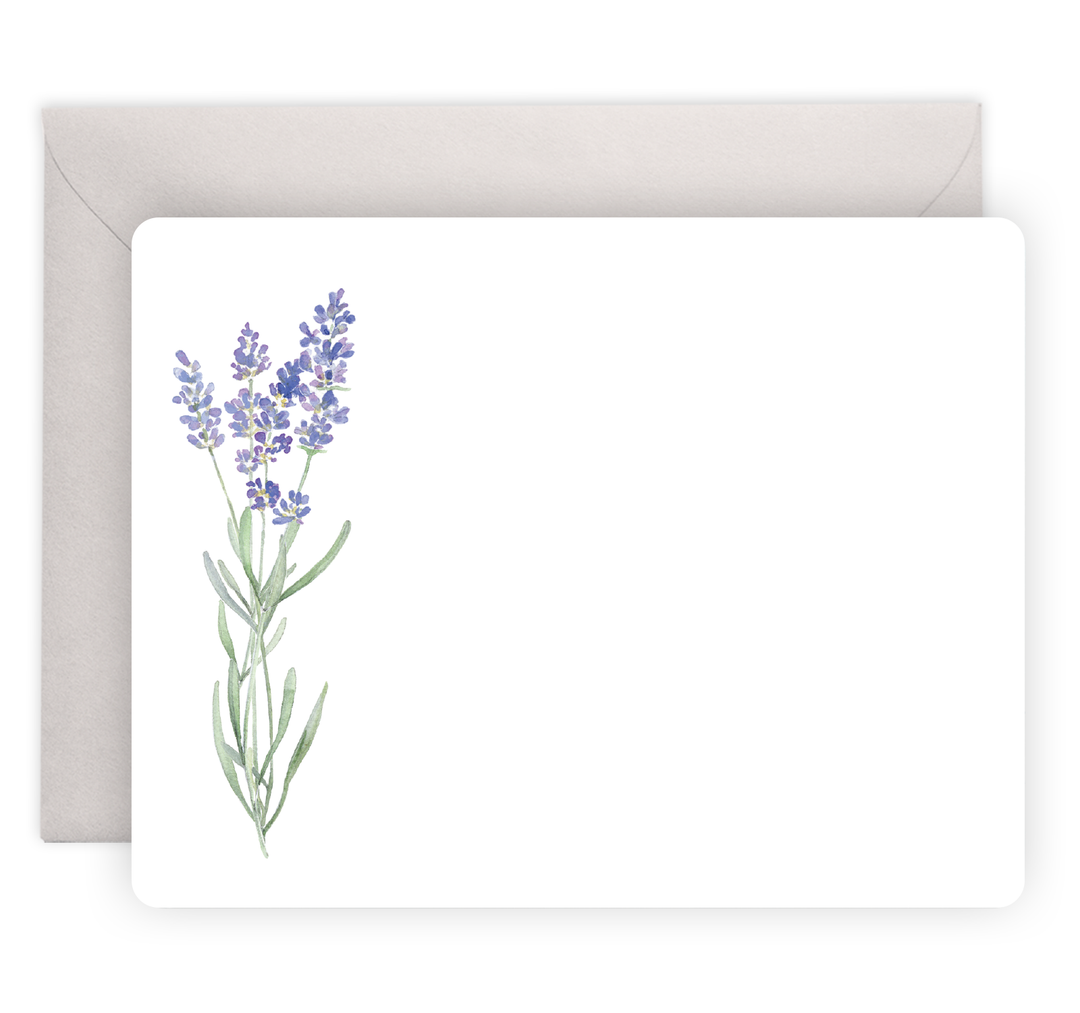 E. Frances Paper - Lavender Flat Notes | Boxed Notecards Stationery