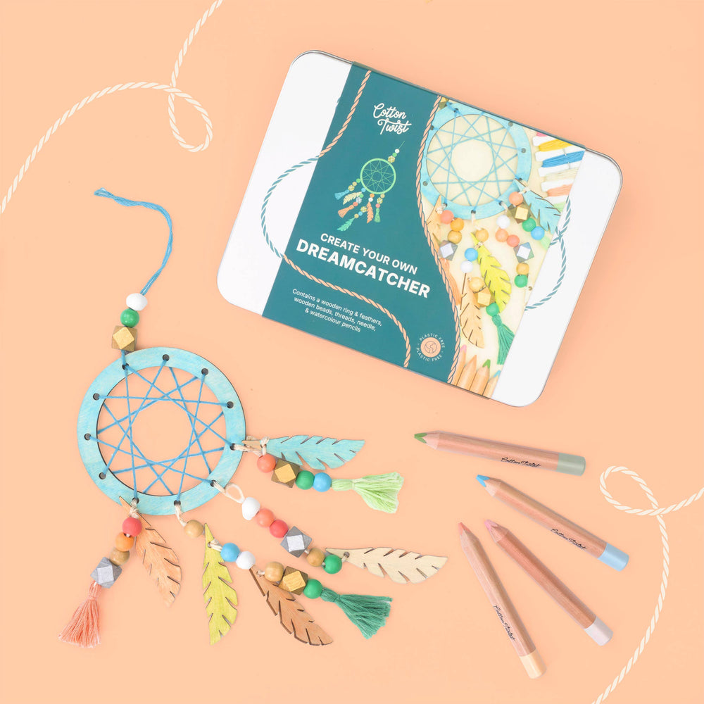 Cotton Twist (WE PREPAY ALL USA DUTIES) - Make Your Own Dreamcatcher Craft Kit