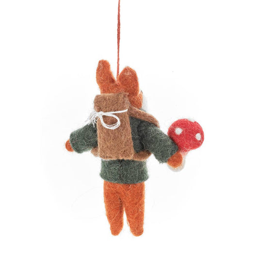Felt So Good - Handmade Felt Frankie Foraging Fox Decoration