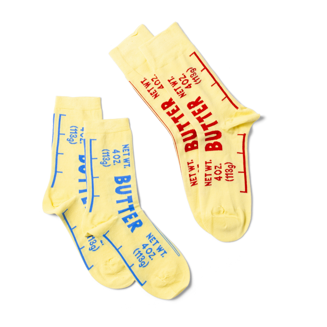Yellow Owl Workshop - Butter Crew Socks | Foodie + Chef Gift | Large