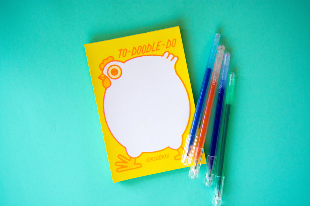 Curlworks - To-Doodle-Do Risograph Memo Pad