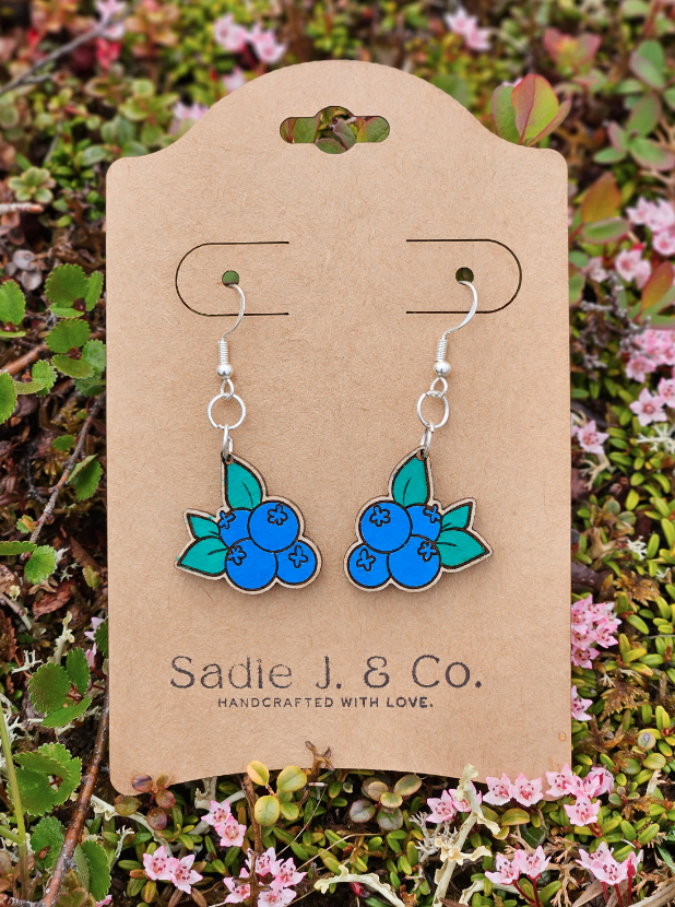 Sadie J. & Co. - BLUEBERRY CLUSTER | Dangle Earrings