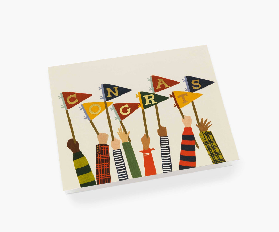 Rifle Paper Co. - Congrats Pennants Card
