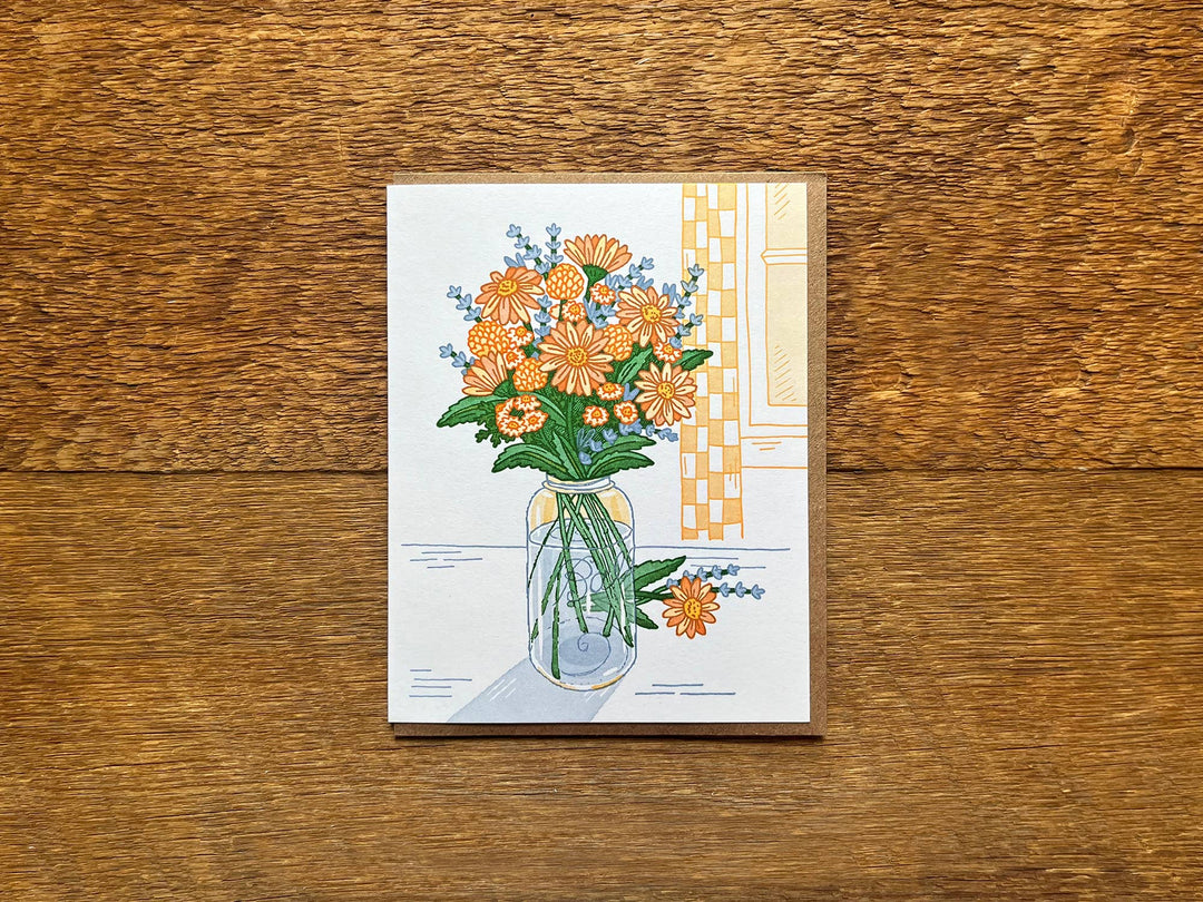 Noteworthy Paper & Press - Ball Jar Card: Single Card