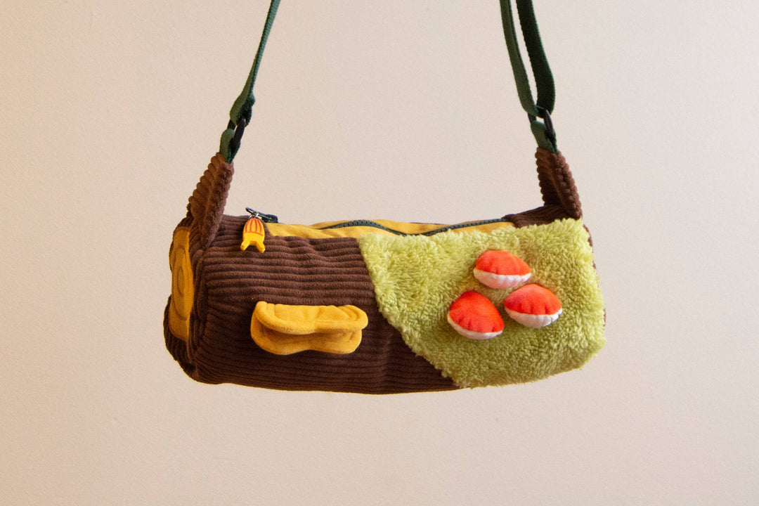 Curlworks - Corduroy Log Crossbody Bag