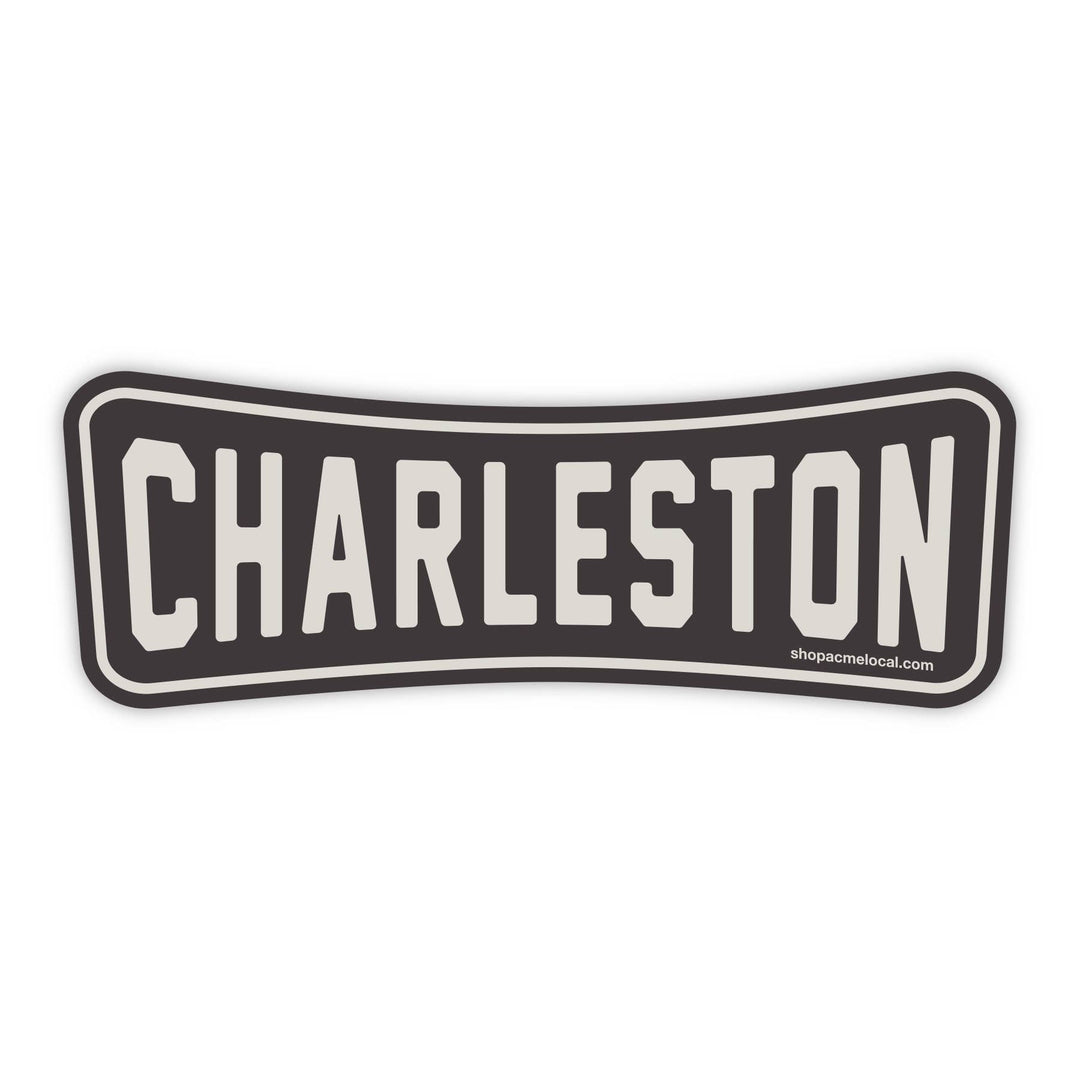 Acme Local - Roadside Retro Customizable Sticker: Blue and Forest