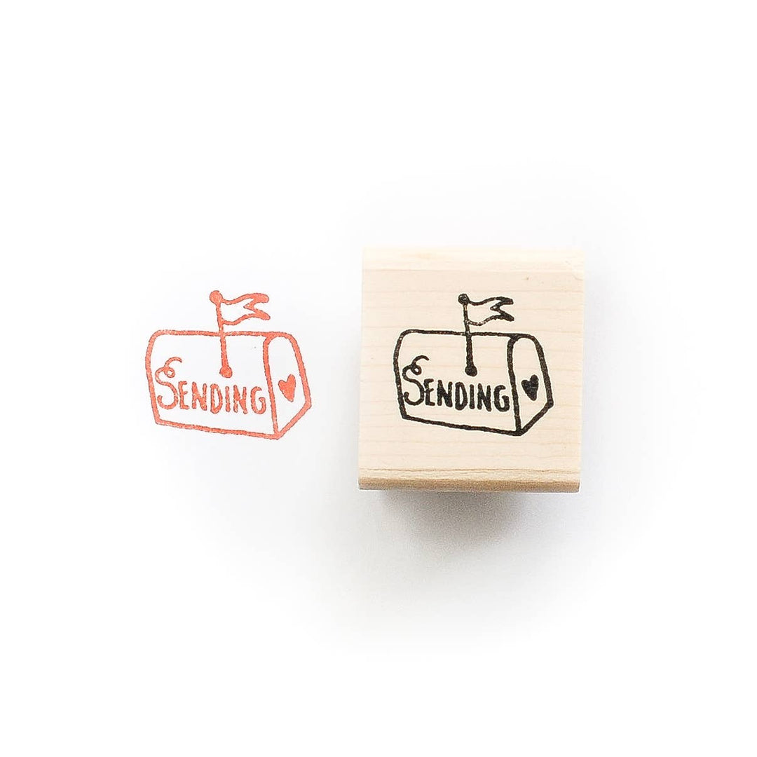 Peppercorn Paper - Sending Love Rubber Stamp