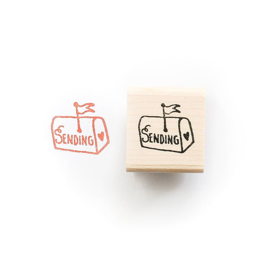 Peppercorn Paper - Sending Love Rubber Stamp