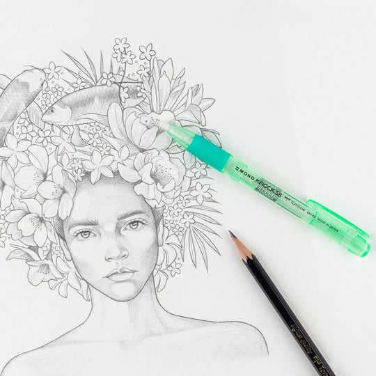 Tombow - MONO Knock Eraser - Green
