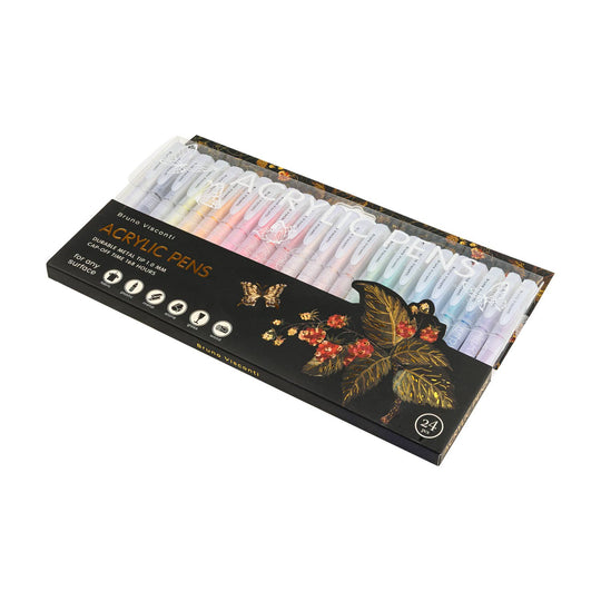 BV by Bruno Visconti - Acrylic Pens 24 colors - Lush