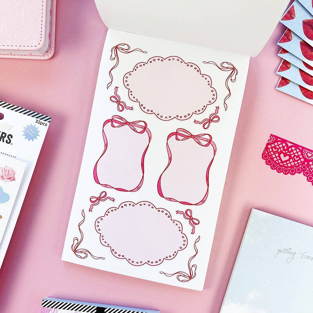 Pipsticks - Coquette Junk Journal Sticker Book